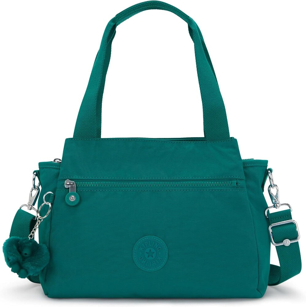 Kipling Women's Elysia Crossbody Bag, Lightweight, Multi-Compartment Magnetic Snap Pockets, Shoulder Bag