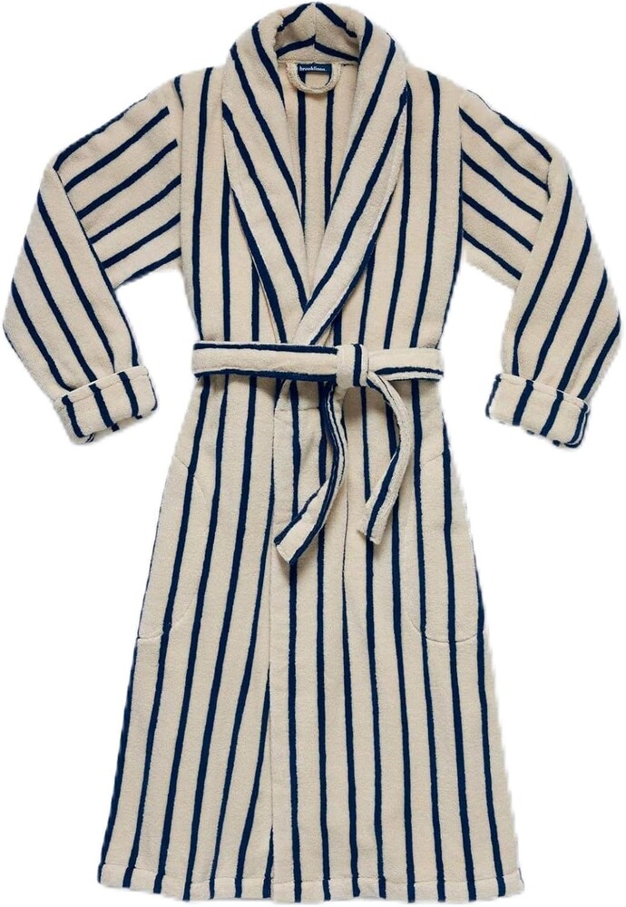 Brooklinen Luxury Cotton Bath Robe, OEKO-TEX Certified, Plush & Machine Washable – Premium Turkish Plush Robes