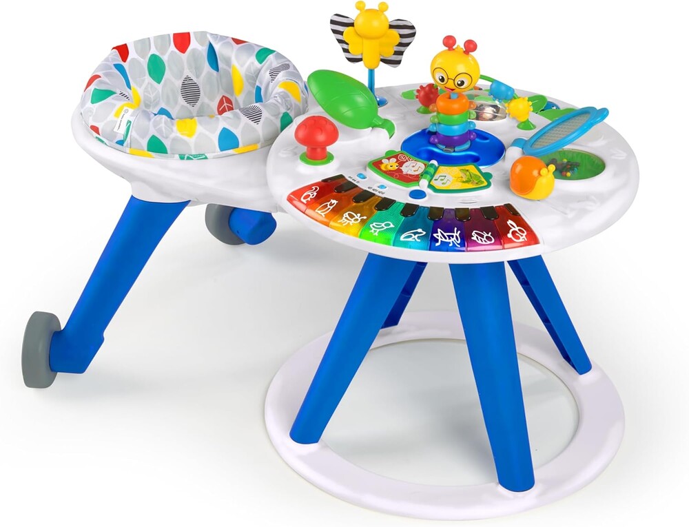 Baby Einstein Around We Grow 4-in-1 Walker, Discovery Activity Center and Table, Age 6 Months and up