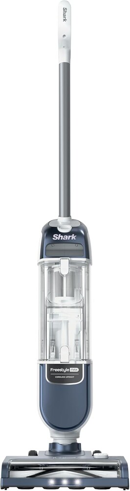 Shark Freestyle Max Cordless Upright Vacuum | Multi-Surface Cleaning, Lightweight, Easy Maintenance | Large Dust Cup, 2-Speed Brushroll, LED Headlights | Nordic Blue | SV2002