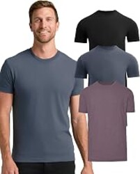 True Classic Mens T-Shirts – Short Sleeve Crew Neck T Shirts for Man, Cotton Blend Plain Novelty Men's T-Shirts