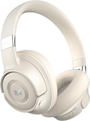 Monster Persona SE ANC Active Noise Cancelling Headphones, Over Ear Bluetooth Headphones Wireless, 60H Playtime, HiFi Stereo Audio, Deep Bass, Built-in Mic, Memory Foam Ear Cups for Home (White)
