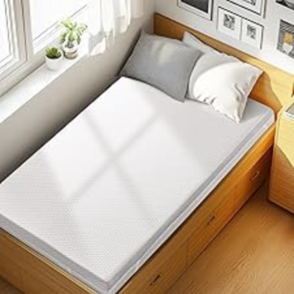 PERLECARE Twin XL Mattress Topper, 3 Inch Cooling Mattress Topper - Gel Memory Foam for Pressure Relief, Premium Soft Sleep, Non-Slip Design with Removable & Washable Cover, Oeko-Tex Certified