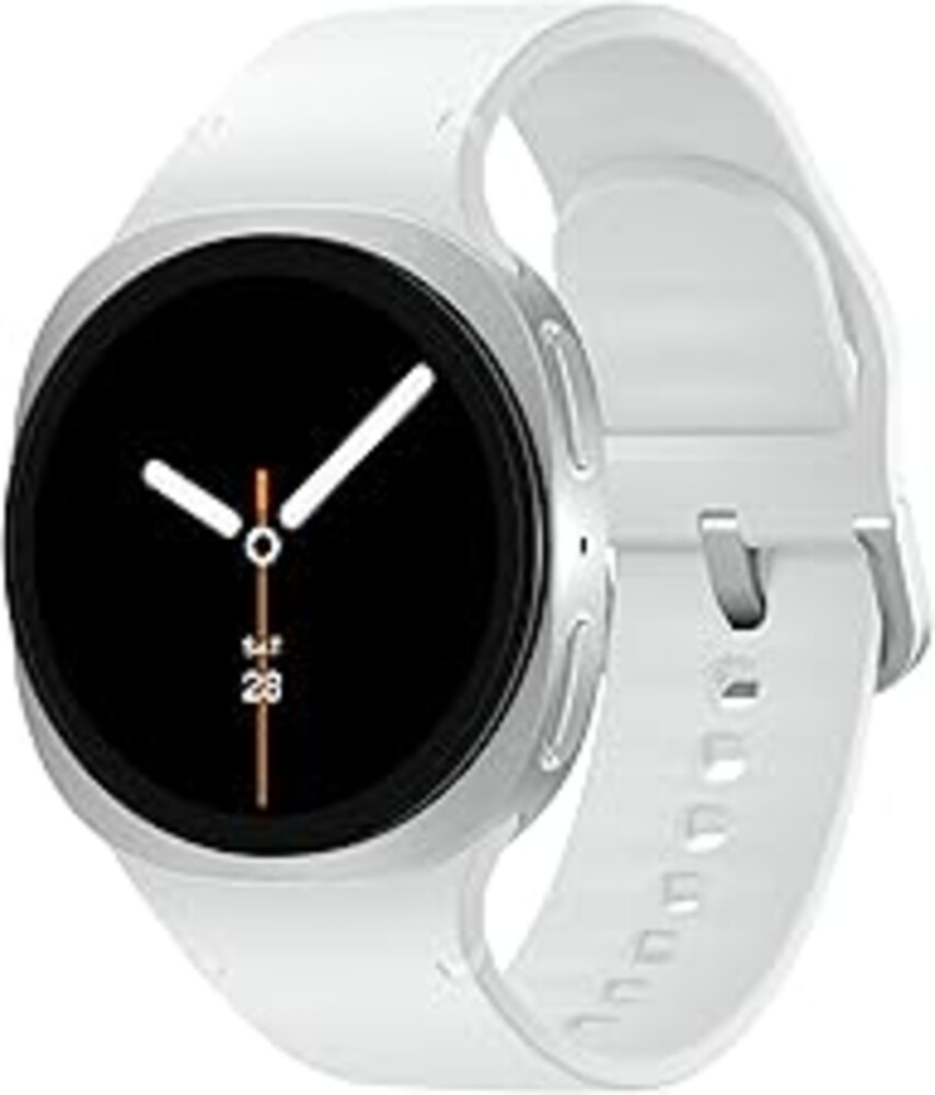 Samsung Galaxy Watch 8 (2025) 40mm Bluetooth Smartwatch, Cushion Design, GPS Fitness Tracker, Sleep Coaching, Running Coach, Energy Score, Heart Rate Tracking, Silver [US Version, 2 Yr Warranty]