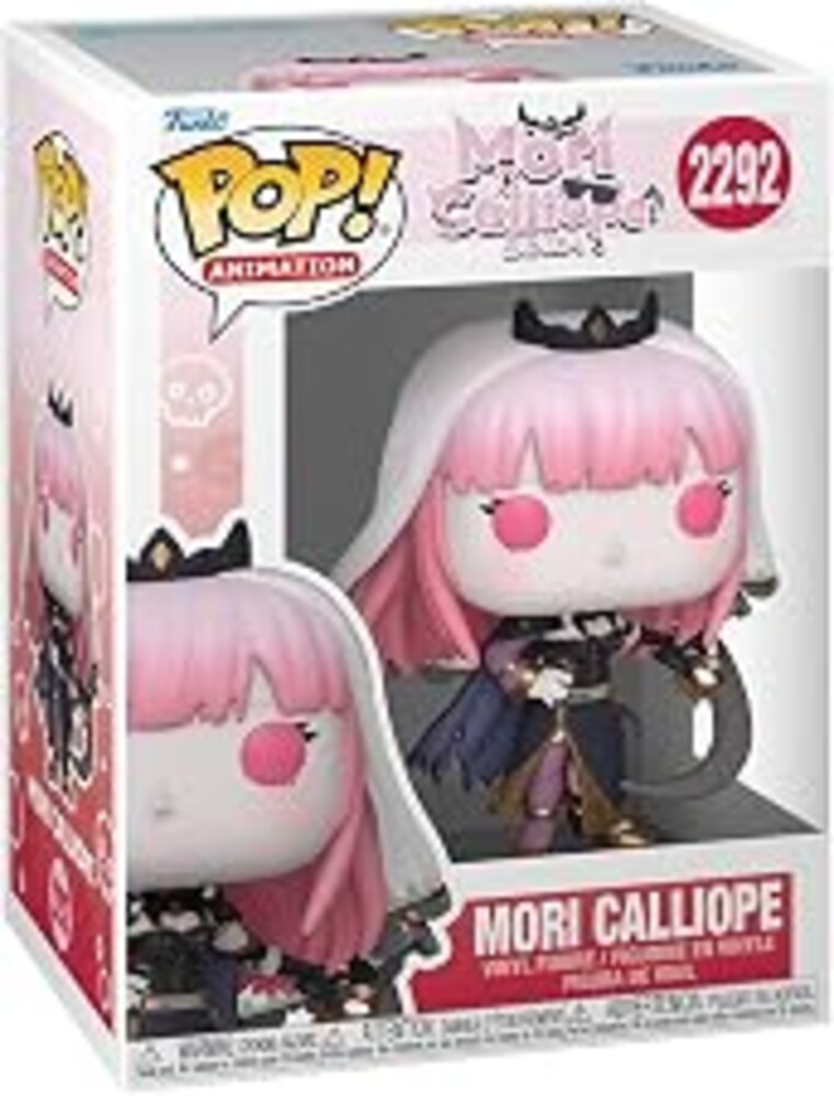 Funko Pop! Animation: Hololive - Mori Calliope - Collectable Vinyl Figure - Gift Idea - Official Merchandise - Toys for Kids & Adults - Anime Fans - Model Figure for Collectors and Display