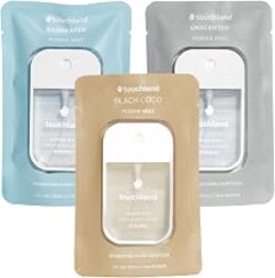 Touchland Hand Sanitizer Spray, Dye Free Trio - 3 x 1 FL OZ