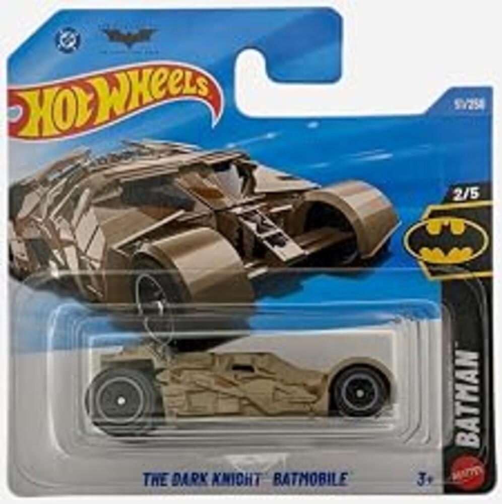 Hot Wheels - The Dark Knight Batmobile - JJJ21 - Batman 2/5 - Short Card - Military Color - Batman Tumbler - Official Licensed - Mattel 2026 (51/250) - 1:64