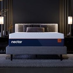 Nectar Ultra Hybrid 15” King Mattress - Medium Firm - Cooling Fibers & Temperature Regulating Material - Back Pain Relief - Zoned Ergonomic Support Layer - 365-Night Mattress Trial