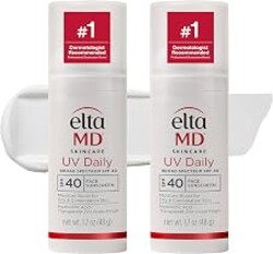 EltaMD UV Daily Face Sunscreen with Transparent Zinc Oxide and Hyaluronic Acid, Moisturizes and Protects, Great for Dry, Combination, and Normal Skin