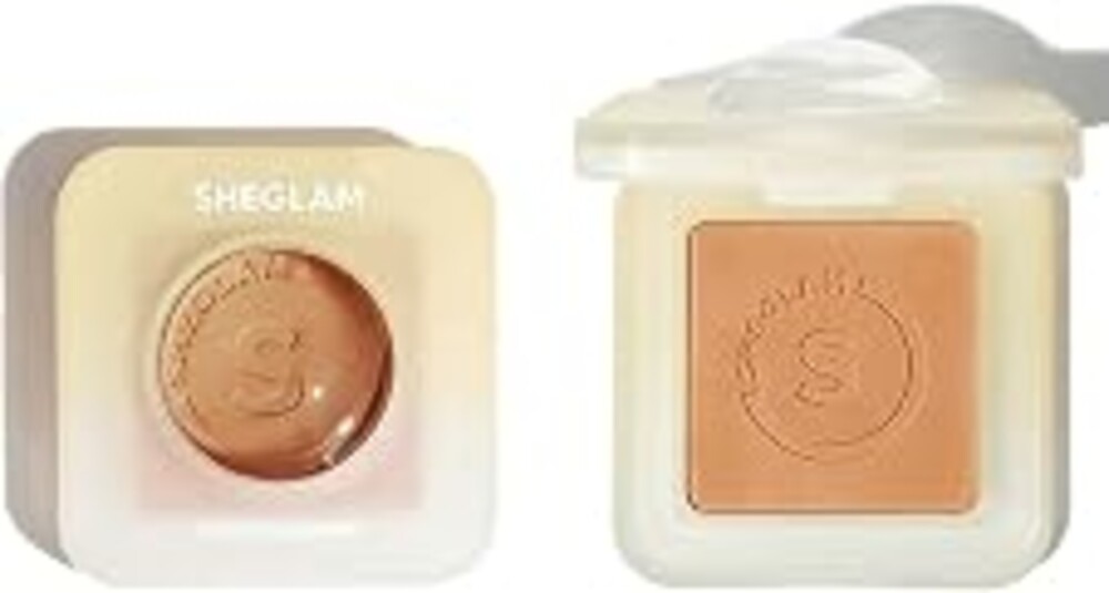 SHEGLAM Sunside Bronzer Powder Contour Long Wear Evenly Pigmented Neutral Warm Tone Sculpting Natural Matte Contour & Bronzer Face Makeup-Sun Star