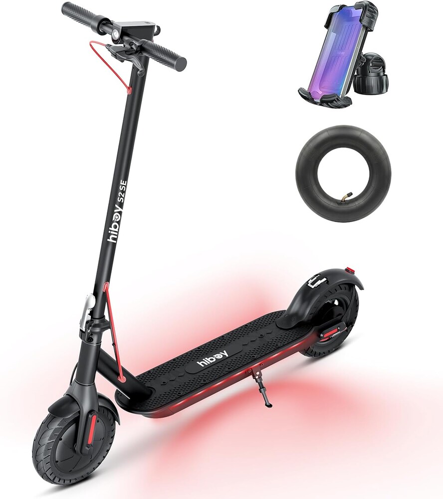 Hiboy S2 SE Electric Scooter, 10" Tires,17 Miles Range, 19 MPH Speed, Dual Brake System, Electric Scooter Adults Commuting & Urban Travel