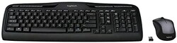 Logitech MK335 Quiet Wireless Keyboard and Mouse Combo - Black/Silver Keyboard and Mouse Combo Wireless, Ambidextrous