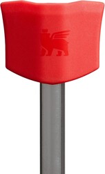 Stanley Quencher Stay Smooth Anti-Pucker Straw Topper 2-Pack | Ergonomic Sip Through Straw Cap for Tumbler with Handle | Silicone Accessory for Drinking Cup | BPA-Free | Chili Red
