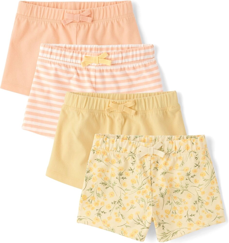 The Children's Place Baby Girls' and Toddler Assorted Knit Shorts