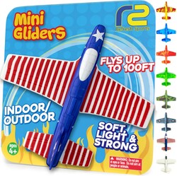 Airplane Toy for Kids: Stars & Stripes Foam Glider Plane Toy For Boys & Girls - USA Flag Design Gifts for Boys & Girls, Airplane Toy American Flag Model Color Airplanes for Outdoor Party Favor Toys