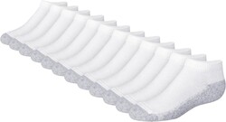 Hanes Boys' Socks Pack, Double Tough Moisture Wicking Ankle, Crew, No Show Socks, 12 & 14 Pair Packs