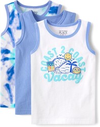 The Children's Place Boys and Toddler Assorted Sleeveless Tank Tops