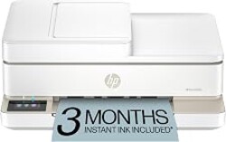 HP Envy 6555e Wireless All-in-One Color Inkjet Printer, Portobello, Print, scan, Copy, Duplex Printing Best-for-Home, 3 Month Instant Ink Trial Included, AI-Enabled (714N5A)