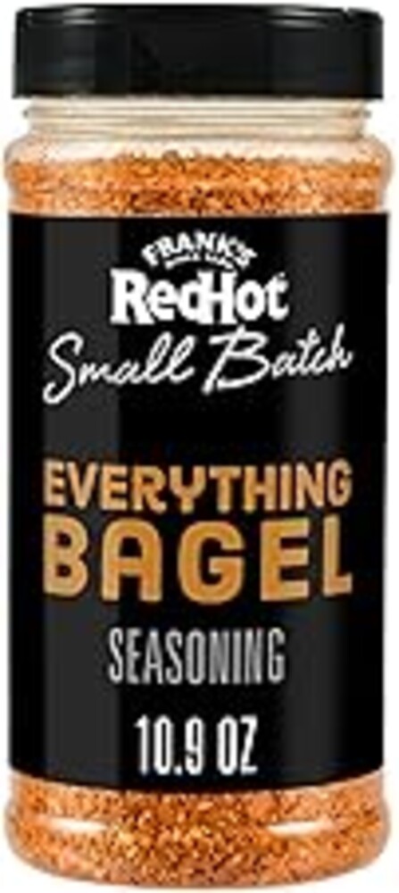 Frank’s RedHot Seasoning, Everything Bagel, Small Batch, Made for Chefs, Savory Flavor and Craveable Heat for Avocado Toast, Eggs, Grilled Meats, and More, 10.9 oz