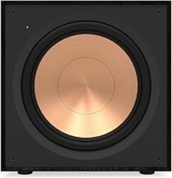 Klipsch Reference Front-Firing Subwoofer with revamped Spun-Copper thermoformed crystalline Polymer woofers