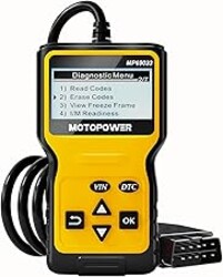 MOTOPOWER MP69033 Car OBD2 Scanner Code Reader Engine Fault Scanner CAN Diagnostic Scan Tool for All OBD II Protocol Cars Since 1996, Yellow