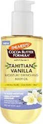 Palmer's Cocoa Butter Formula Body Oil, Moisture Drenching Tahitian Vanilla, 6.5 Oz, 72Hr Hydration with Shea Butter & Vitamin E for Softer Skin, Protects & Soothes Dryness, Dermatologist Approved