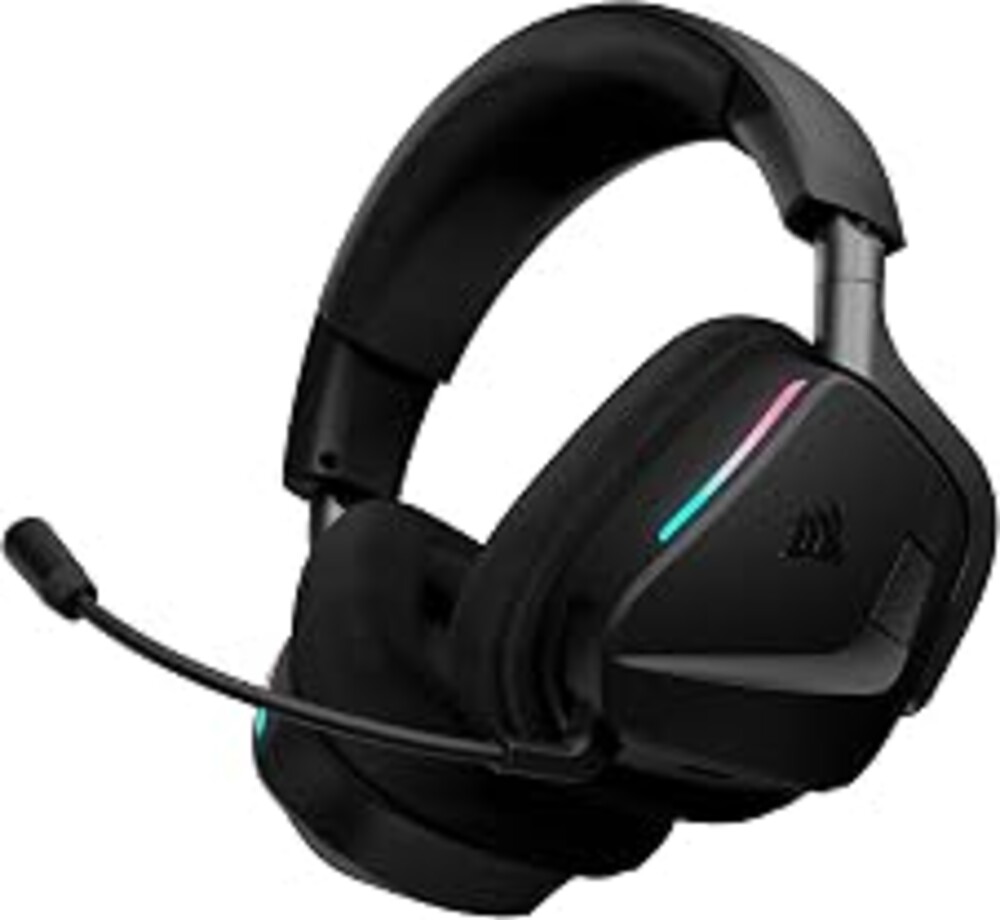 Corsair Void v2 MAX Wireless Gaming Headset for PC, PS5, PS4, Switch, Mobile - Simultaneous 2.4GHz+Bluetooth, Dolby Atmos, Sonarworks SoundID, 70Hr Battery, Fast Charging, Clear Microphone - Carbon