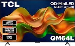 TCL Amazon Exclusive 85 Inch Class QM64L Series | Mini LED QLED 4K HDR Smart Fire TV | 85QM64L, 2026 | 120Hz-144Hz High Brightness, Dolby Vision Atmos, Alexa+ Voice Remote AI Streaming Television