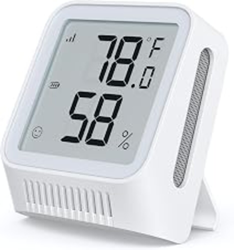 X-Sense WiFi Thermometer Indoor Hygrometer, Digital Temperature Sensor with App Control, Notification Alerts, Temperature Humidity for Bedroom, SBS50 Base Station Required (Not Included)