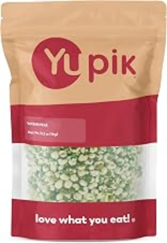 Yupik Wasabi Peas, 2.2 lb – Crunchy & Spicy Roasted Green Peas with Wasabi Seasoning, Vegan & Kosher Snack