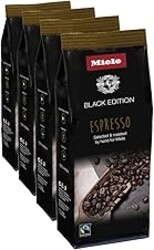 Miele Coffee Beans, Black Edition - Espresso, 4 x 8.8 oz Bags