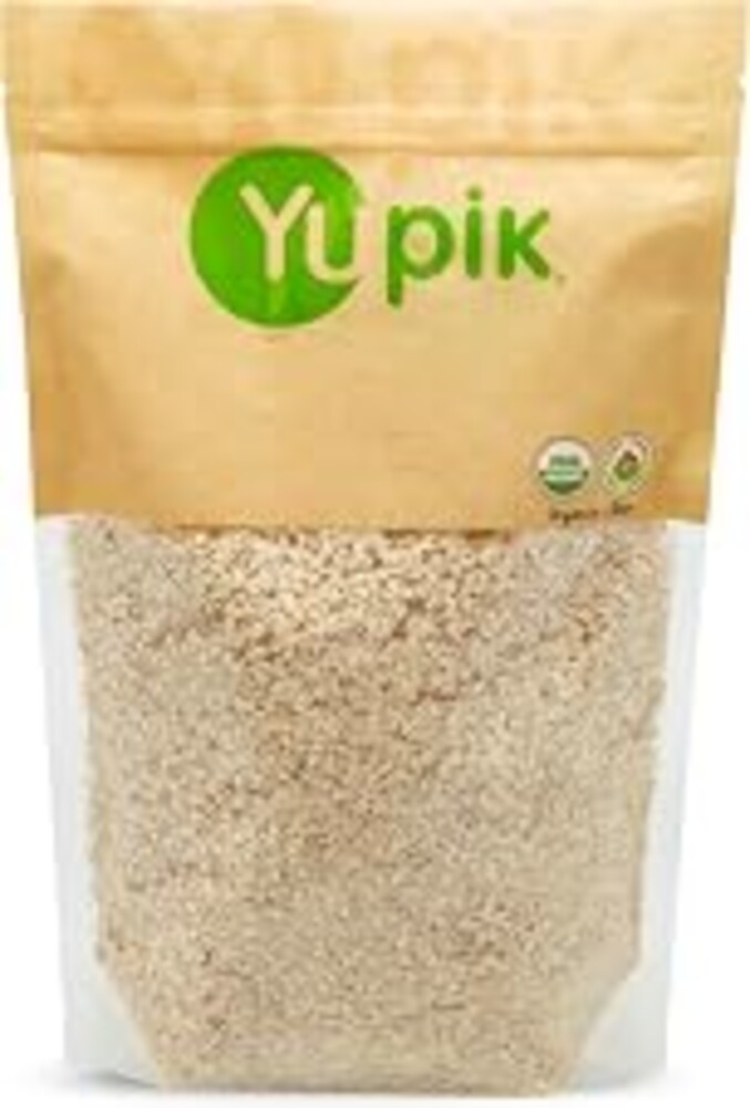 Yupik Organic White Quinoa Flakes, 2.2 lb (35.2 oz), Non-GMO, Gluten-Free, Kosher, Vegan, Salt-Free, Oil-Free, Plant-Based Protein, Source of Fiber, Alternative to Oats, Ideal for Baking & Cooking