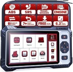 ANCEL FX6000 Bidirectional OBD2 Scanner with 7+ Resets | ABS, SRS, Transmission & Engine System Diagnostic Scan Tool, Oil/EPB/BMS/SAS/Throttle Reset, ABS Bleeding, Live Data, Auto VIN, Lifetime Update