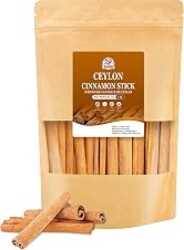 52USA Ceylon Cinnamon Sticks 1 Lb (16 oz), Whole Ceylon Cinnamon Stick, Perfect for Baking, Cooking & Beverages, Non-GMO, Kosher Certified - Cassia Cinnamon from Sri Lankan (453g)