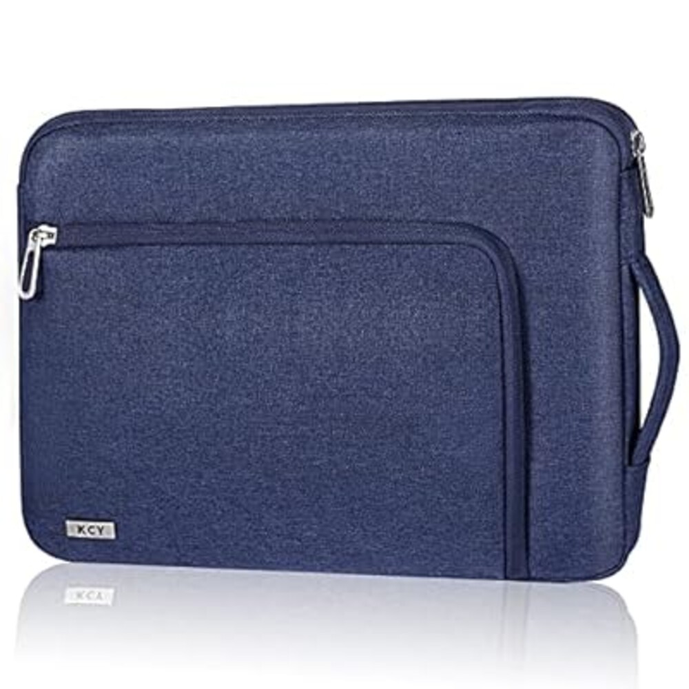 KCY Laptop Sleeve 11.6 Inch, Waterproof Slim Laptop Case Bag with Handle Compatible with Surface Pro 7/8/9/11/12, MacBook Air 11/12, 11-12 Inch Chromebook, Blue