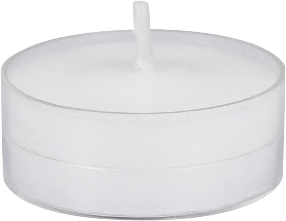 Zest Candle 50-Piece Tealight Candles, White