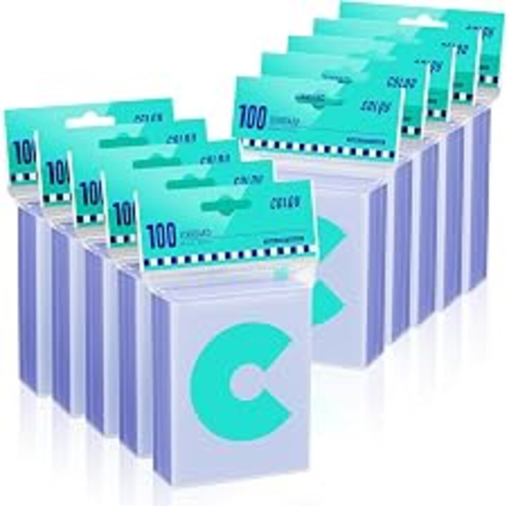 1000ct Clear Card Sleeves for Trading Cards, Soft Baseball Sports Card Sleeves, Soft Plastic Protector Fit for MTG Game Standard Cards