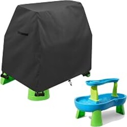 Aacabo Kids Water Table Cover Fit Rain Showers Splash Pond Water Table,Waterproof Dust Proof Anti-UV Outdoor Toys Cover-Cover only