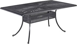 Homestyles 6660-37 Outdoor Dining Table, 72", Grey