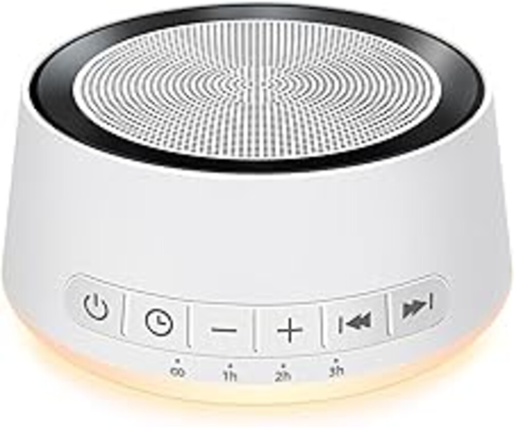 Sound Machine Night Light White Noise Machine with 30 Soothing Sounds 12 Colors Night Light Sleep Machine for Baby Kids Adults Brown Pink Nosie Machine with 32 Volume Levels for Office Home Travel