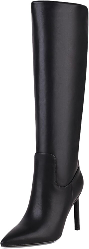 sun gurg Women's Knee High Boots Stiletto High Heels Sexy Zipper Knee Boots