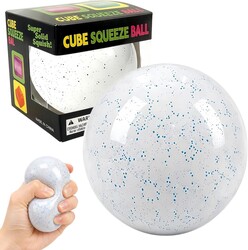 Snowball Stress Ball,Stretchy Fidget Toys for Anxiety Relief Squishy Toys,Realistic Snowball Squeeze Toy for Adults Stress Relief (Snowball 01)