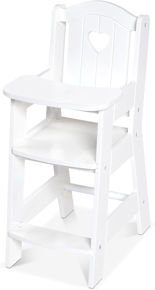 Melissa & Doug Play High Chair Pretend Play High Chair Baby Doll Accessories