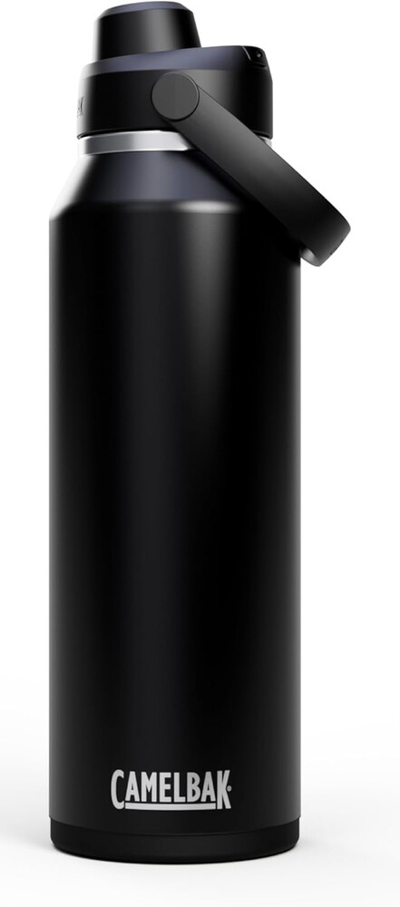 CamelBak Thrive Chug Insulated Stainless Steel Water Bottle, Cold Retention with High Flow Lid for Everyday Hydration and Active Use, 40oz, Black