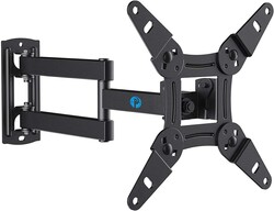 Pipishell Full Motion TV Wall Mount for Echo Show 21/15 and 13-43 Inch Flat Curved Screen TVs & Monitors, Max VESA 200x200mm