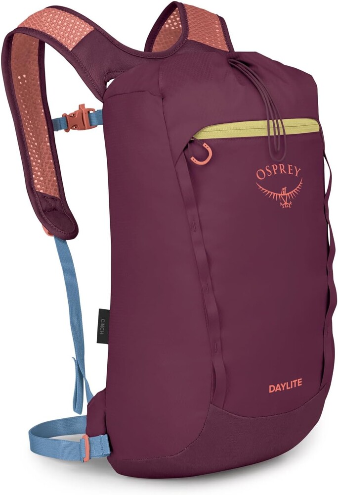Osprey Daylite Cinch Backpack, Moody Burgundy