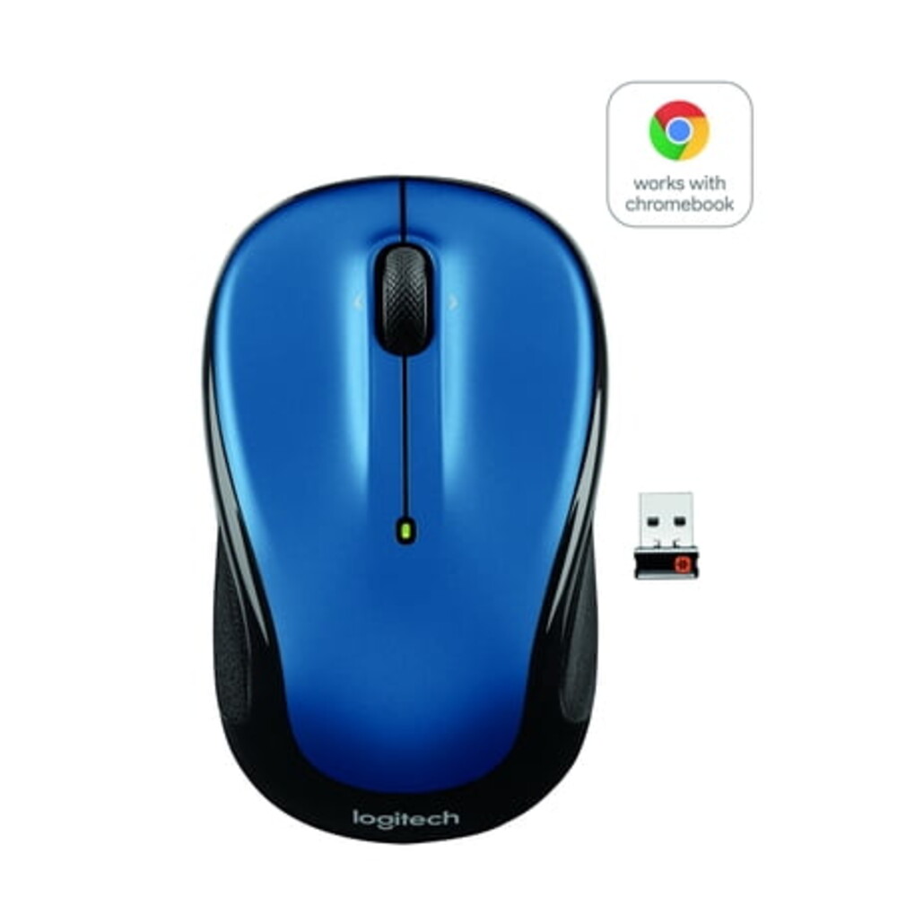 Logitech Compact Wireless Mouse, Blue, Walmart Exclusive