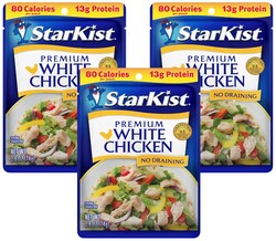 StarKist Premium White Chicken - 2.6 oz Pouch (Pack of 3)