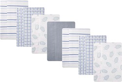Hudson Baby Unisex Baby Cotton Flannel Burp Cloths