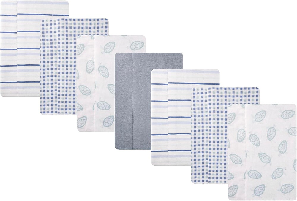 Hudson Baby Unisex Baby Cotton Flannel Burp Cloths